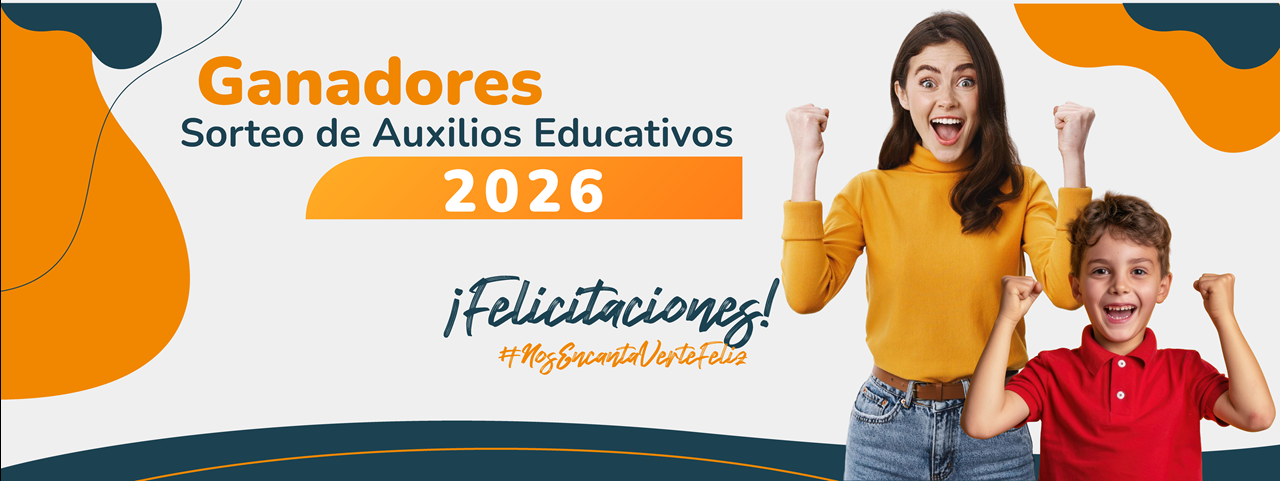 Ganadores Sorteo de Auxilios Educativos 2026