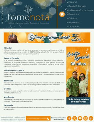 Boletín Tome Nota No. 110