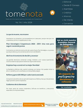 Boletín Tome Nota No. 114
